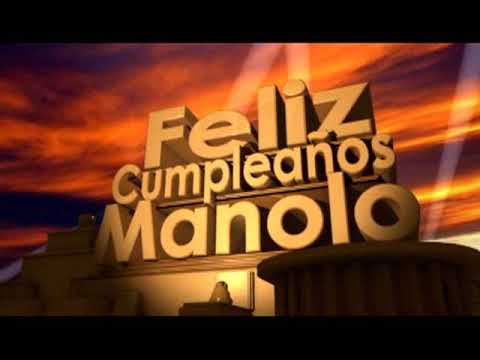 feliz cumpleaños Manolo