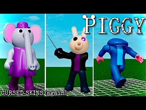 VERY CURSED PIGGY SKINS.. (again) | Piggy (Roblox)