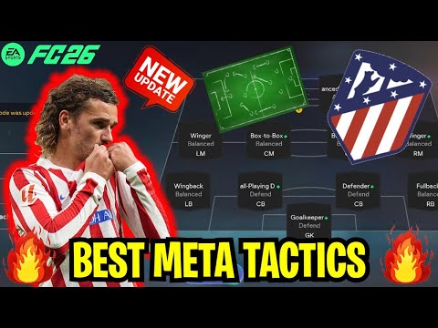 The BEST Atlético Madrid Tactics in FC 26! Unbreakable Defense & Fast Wins