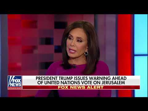Judge Jeanie with Israels ambassador to the UN on the Jerusalem vote Breaking News December 21 2017 Video