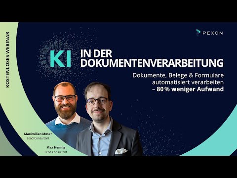 [Webinar] KI in der Dokumentenverarbeitung: Dokumente automatisiert verarbeiten -80% weniger Aufwand