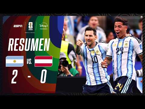 Resumen Argentina vs Austria