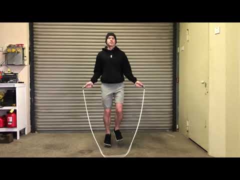 Jog Step Double Tap: Jump Rope Running Jog Step with an Additional Hop