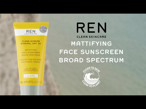 REN Clean Skincare Clean Screen Mineral Face Sunscreen SPF 30 50 ml