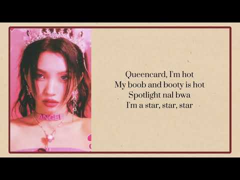 (G)I-DLE Queencard Karaoke with easy lyrics