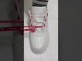 So Schnüren Sie Ihre Air Force 1s Richtig Nikeaj1 Af1 Nikeshoes Shoelacetying Shoelaces Lacing