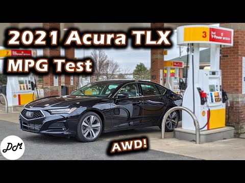 2021 Acura TLX AWD – Fuel Economy Test | Real-world Range