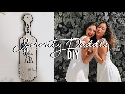 Cute Sorority Paddle Decorating Found