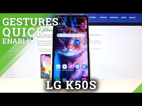 Quick Launch by Double Press Power Key on LG K50S - Turn On Quick Launch