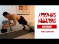 7 Push-ups Variations | Home Workout | #AskKenneth