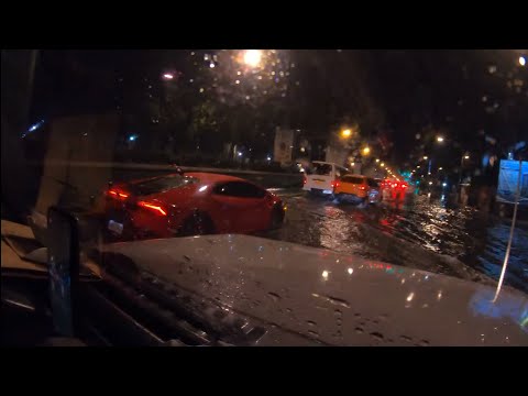 Lamborghini Spotted on Flooded Taft Ave. 6:43 - 7:27 , Road Time : Pajero , 17687 08Aug22