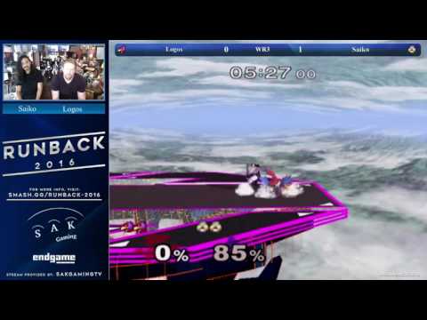 Runback 2016 Melee Singles Pro WR3 - Logos (Falco) vs Saiko (Sheik)