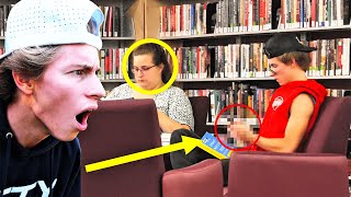Trolling People in a Public LIBRARY!