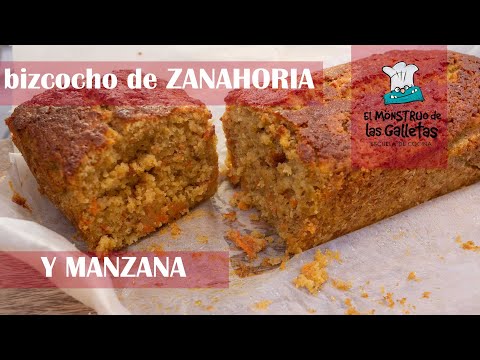 Bizcocho de zanahoria 🥕 y manzana 🍎 con especias