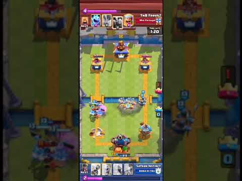 Win With Royal Recruits Deck | Rate this attack !!! | #clashroyale | #gaming | #subscribe