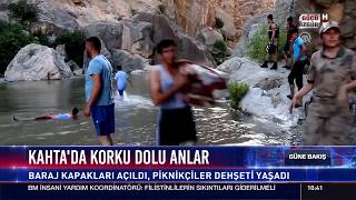 Kahta'da korku dolu anlar