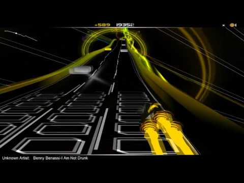 Audiosurf Gameplay - Benny Benassi - I am no drunk