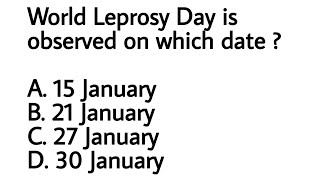 World leprosy day 2020 l world leprosy eradication l world leprosy day