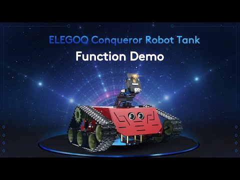 How to play with ELEGOO Conqueror Robot Tank?