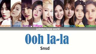 Snsd-Ooh la-la (color coded han/rom/eng lyrics)