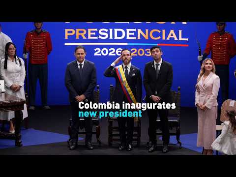 Colombia inaugurates new president