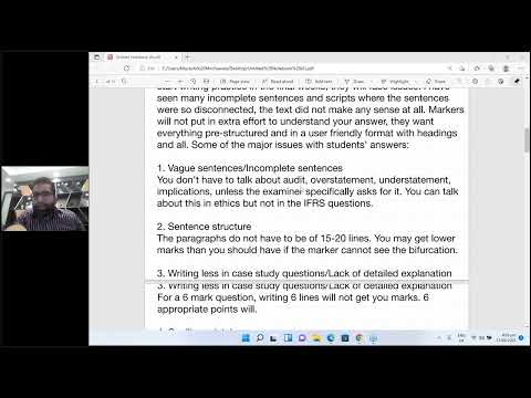 ACCA SBR Prepare to Pass Exam | Strategic Business Reporting Webinar by Mustafa Mirchawala