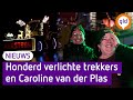 Honderd trekkers verlichten Barneveld tijdens trektocht