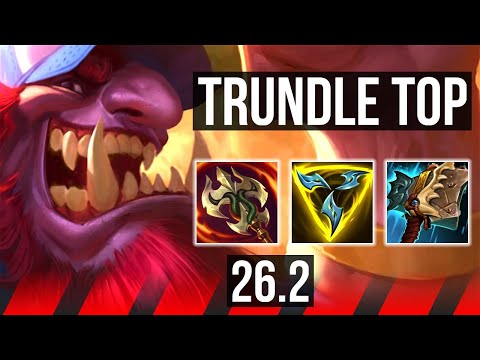 TRUNDLE vs SHEN (TOP) | 7k gold comeback, 32K damage | KR Diamond | 26.2