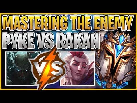 BEST PYKE WORLD TEACHES HOW TO BEAT A RAKAN!?! IS THIS A NEW WAY??? League of Legends