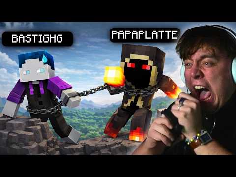 Minecraft, aber wir sind aneinander gekettet