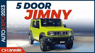 Maruti Jimny 5 Door Bookings Open at Auto Expo 2023, Launch Soon | CarWale