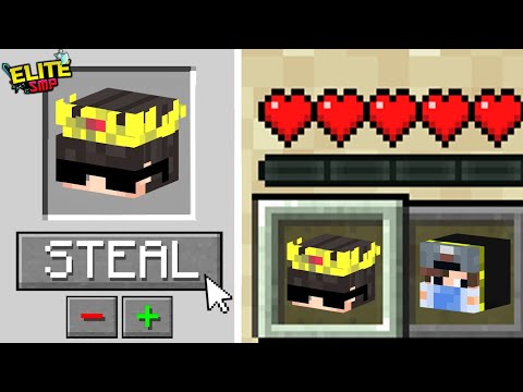 Stealing Every Player's HEAD in Minecraft SMP?!