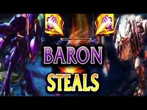 Best Baron Steals Montage 2016 | League of Legends#1
