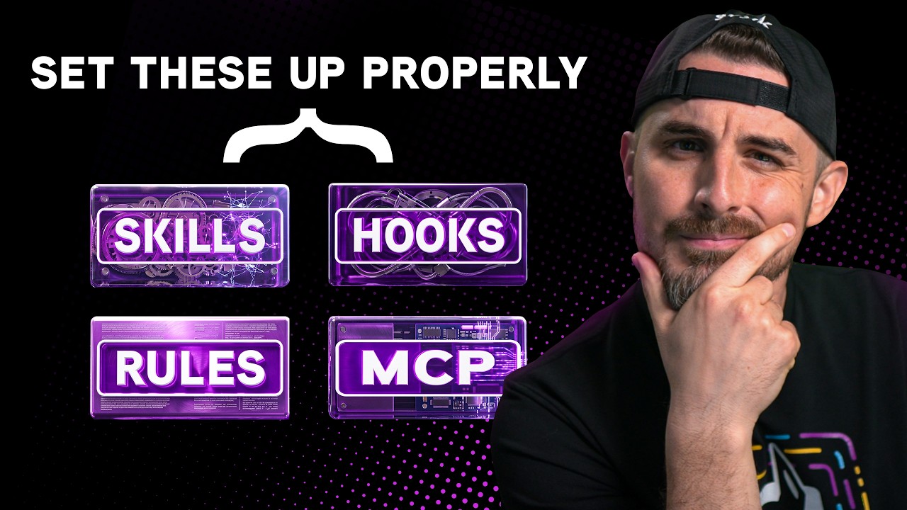 How to Setup AI Rules, Skills, Hooks and MCPs video thumbnail