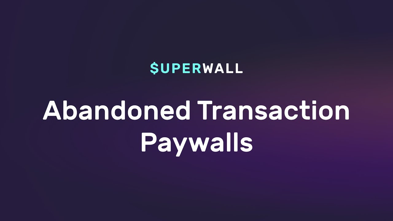 Setup Abandoned Transaction Campaigns