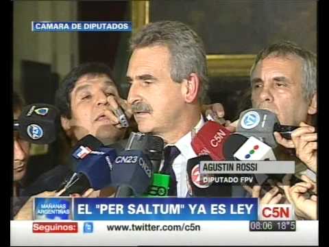 C5N - POLITICA: EL PER SALTUM YA ES LEY. HABLO AGUSTIN ROSSI