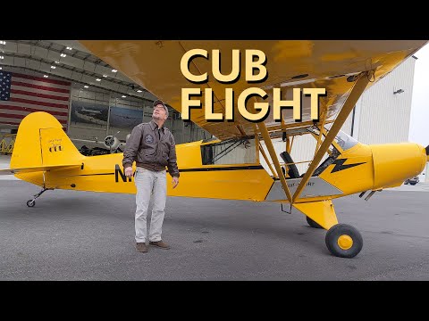 American Legend Cub Takeoff, Cruise, Landing