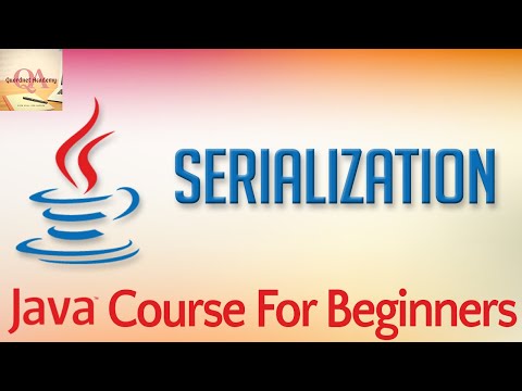 Learn Java Tutorial For Beginners Part 50 Serialization