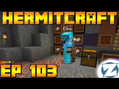 Minecraft Hermitcraft Vanilla - S3E103 - ABBA Caving vs Etho