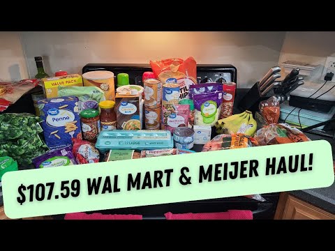 LOTS OF VEGETARIAN MEALS! || $107.59 GROCERY HAUL WITH PRICES