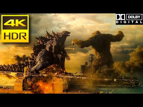 4K ULTRA HD | Godzilla VS Kong Fight Scene | DOLBY 5.1