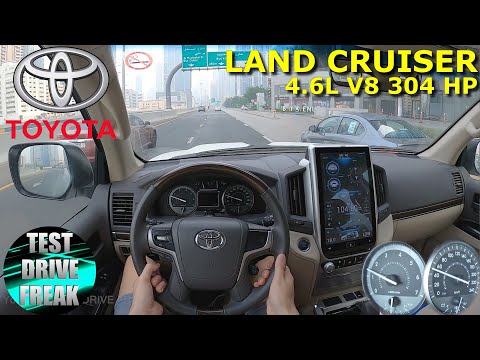 2021 Toyota Land Cruiser GXR 4.6L V8 304 HP DUBAI CITY DRIVE POV