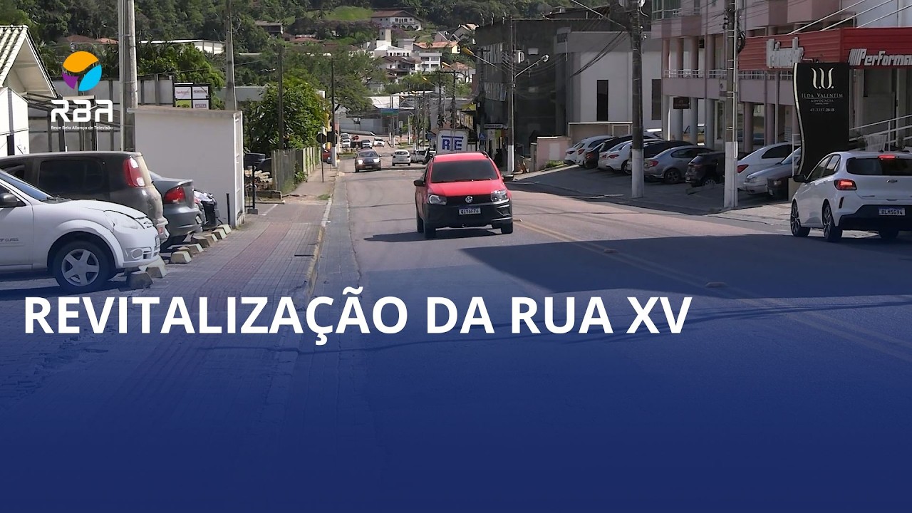 Revitalização da rua XV em Ibirama