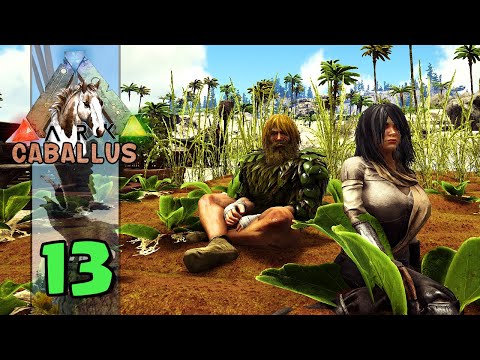 PRIMEIRAS PLANTAÇÕES DA FAZENDA E CAVERNA INSANA! - ARK CABALLUS - ARK:SURVIVAL EVOLVED #13