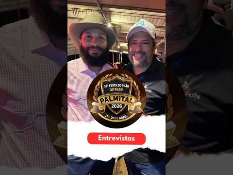 32ª FESTA DO PEÃO - PALMITAL-SP | ENTREVISTA COM O LUCAS.
