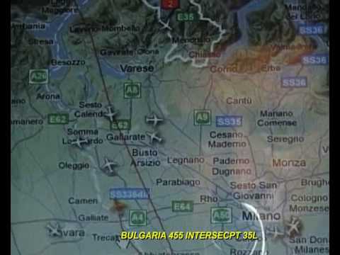 ATC ToweR Malpensa-Tracking Final on 35L - Air Bulgaria Airbus 319 Lufthansa Avro 146 RJ 85
