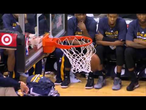 Andrew Wiggins Dunk Fest   Jazz vs Timberwolves   March 30, 2015   NBA 2014 15 Season