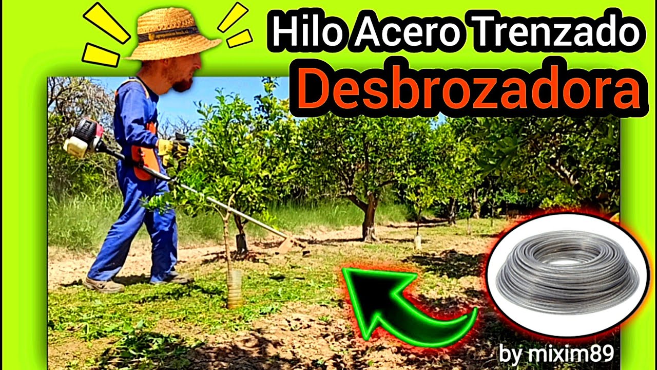 Watch ⚠️🧵HILO de ACERO Trenzado (DESBROZADORA) ¿Mejor o Peor que el Nylon ¿Duración by mixim89 Now ⚠️🧵HILO de ACERO Trenzado (DESBROZADORA) ¿Mejor o Peor que el Nylon ¿Duración by mixim89