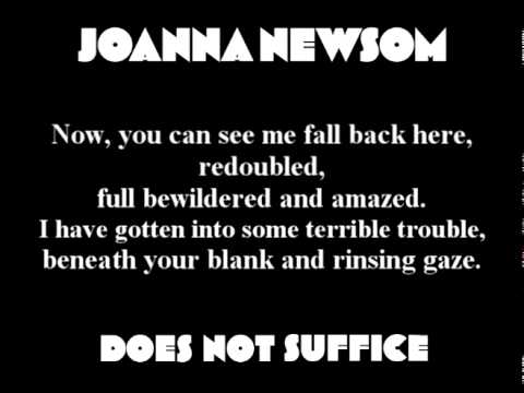 Joanna Newsom - Does Not Suffice (with lyrics)