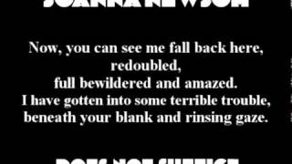Joanna Newsom - Does Not Suffice (with lyrics)